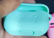 High Quality Soft Silicone Airpod Pro Case With Lock Rid (random Color)