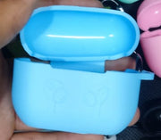 High Quality Soft Silicone Airpod Pro Case With Lock Rid (random Color)