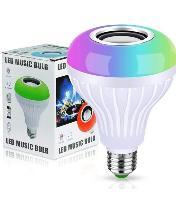 Smart Led Light Bulb With Built-in Bluetooth Speaker + Remote | Best Quality Bluetooth Speaker